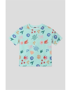 Футболка хлопковая с принтом Gioco