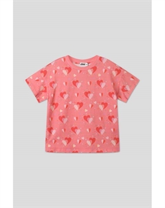 Футболка хлопковая с принтом Gioco