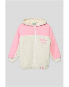 Хлопковая толстовка на молнии Benetton