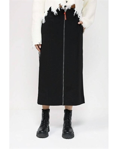 Юбка прямого кроя на молнии Twist