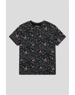 Футболка хлопковая с принтом Ovs