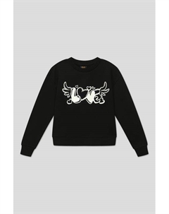 Хлопковый свитшот с принтом Ovs