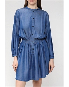 Однотонное платье-рубашка Emporio armani