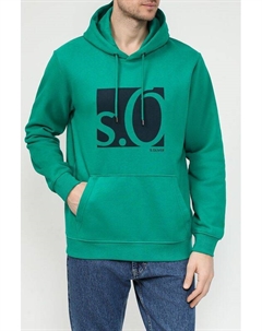 Худи хлопковое с принтом S.oliver