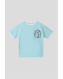 Хлопковая футболка с принтом Gioco