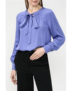 Блуза с бантом на груди Auranna