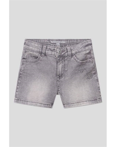 Шорты хлопковые с эффектом потертости Republic of denim
