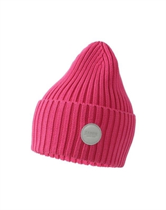 Шапка хлопковая в рубчик с логотипом Lassie