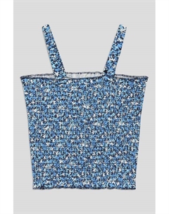 Топ хлопковый на лямках с принтом Ovs