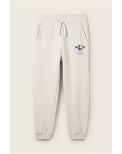 Брюки хлопковые на кулиске с логотипом Tom tailor