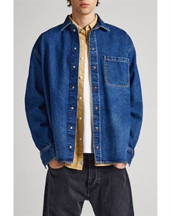 Джинсовая рубашка с карманом Pepe jeans