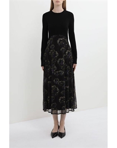 Платье с двойной юбкой из сетки и принтом M. Christian Lacroix Desigual