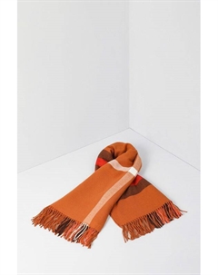 Палантин в клетку и бахромой Fraas