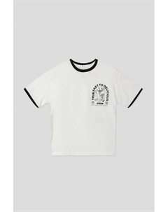 Хлопковая футболка с принтом Gioco