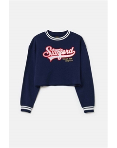 Свитшот хлопковый с контрастными деталями Ovs