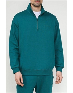 Толстовка хлопковая с воротником на молнии Colorplay