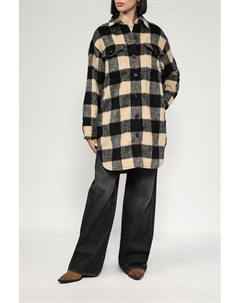 Куртка удлиненная с добавлением шерсти в клетку Levi's®