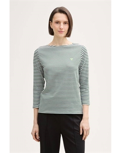 Лонгслив хлопковый в полоску Tom tailor