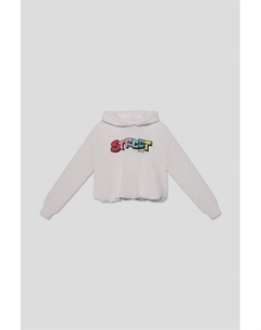 Худи хлопковое с принтом Ovs