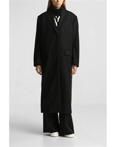 Пальто шерстяное свободного кроя Boss