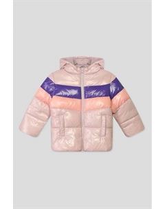 Утепленная куртка в стиле колорблок Benetton