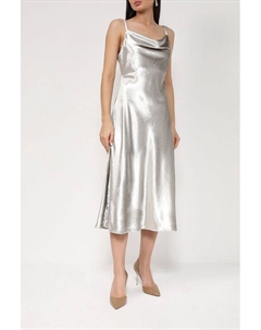 Атласное платье на тонких бретелях Sabrina scala