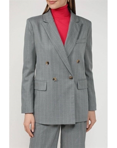 Двубортный пиджак в полоску Rinascimento