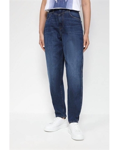 Джинсы мом с эффектом потертости Pepe jeans