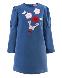 Хлопковое платье с принтом Evika kids