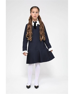 Платье с отложным воротником Gioco