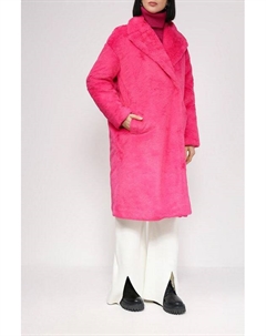 Шуба из искусственного меха прямого кроя Belucci