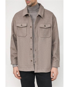 Рубашка с карманами с добавлением шерсти Marco di radi