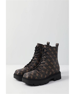 Высокие ботинки на шнуровке Guess