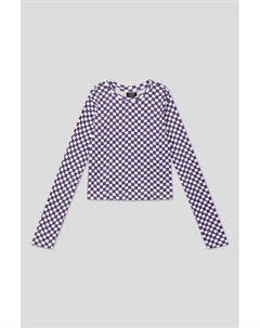 Хлопковый лонгслив с принтом Ovs