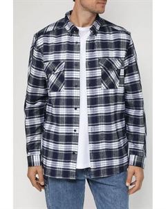 Рубашка в клетку с накладными карманами Marco di radi