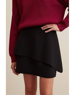 Юбка со сложным кроем мини Piombo