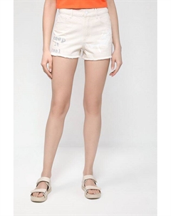 Джинсовые шорты с принтом Guess