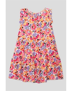 Платье с цветочным принтом и оборками Ido