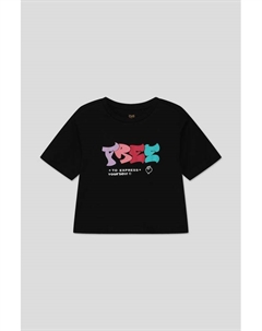 Футболка хлопковая с принтом Ovs