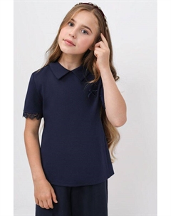 Блуза с кружевной отделкой Gioco