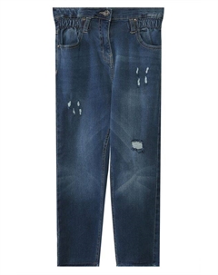 Джинсы с эффектом потертости Ido