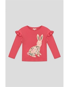 Хлопковый лонгслив с принтом Dpam