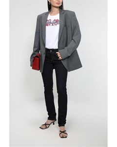 Однотонные джинсы облегающего кроя Pepe jeans