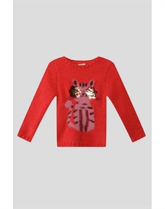 Джемпер с принтом и декором Dpam