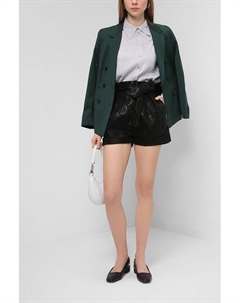 Короткие шорты из блестящей ткани Guess