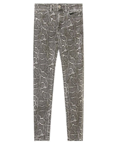 Джинсы скинни с анималистичным принтом Calvin klein jeans
