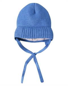 Утепленная шапка на завязках Panda&elephant