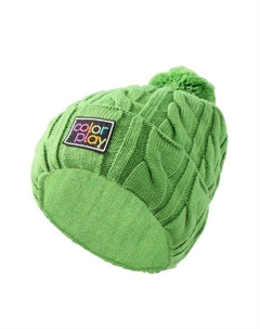 Шапка с узором косами Colorplay