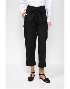 Хлопковые брюки карго с поясом Twinset