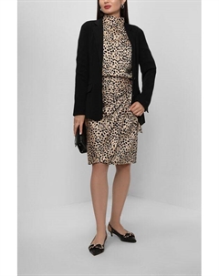 Юбка на запах с анималистичным принтом Boss